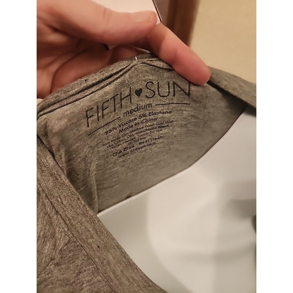 Dog Mom Essential! Fifth Sun "I Love My Dog..." Gray T-Shirt - Size M - Picture 4 of 5